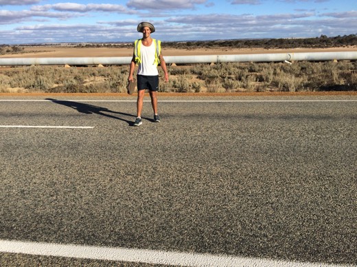 Ols on the road during Day 5
