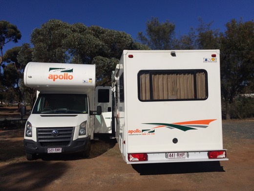 Campervan number three at Norseman