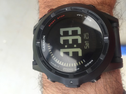 Watch showing 3:33 at the official South Australia to Victoria border crossing
