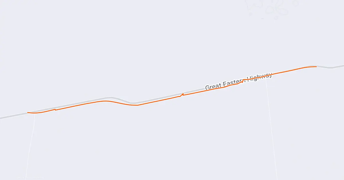 Strava route map for Day 13 session 2