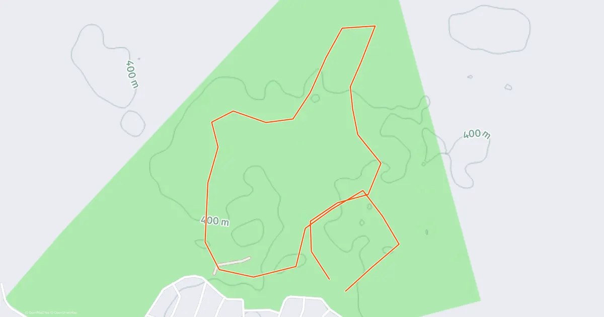 Strava route map for Kalgoorlie-Boulder parkrun on Day 15