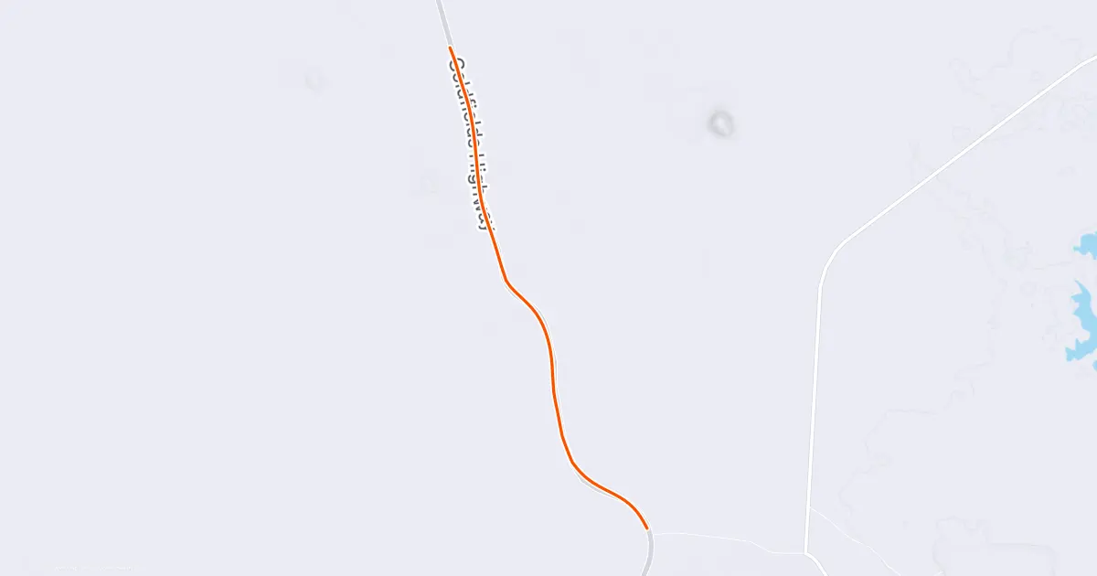 Strava route map for Day 17 session 5
