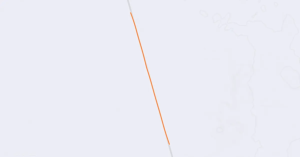 Strava route map for Day 18 session 6