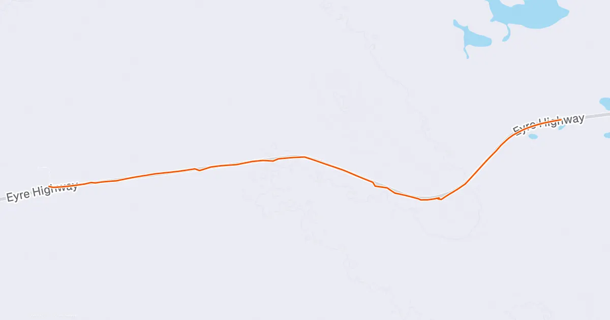 Strava route map for Day 22 session 4