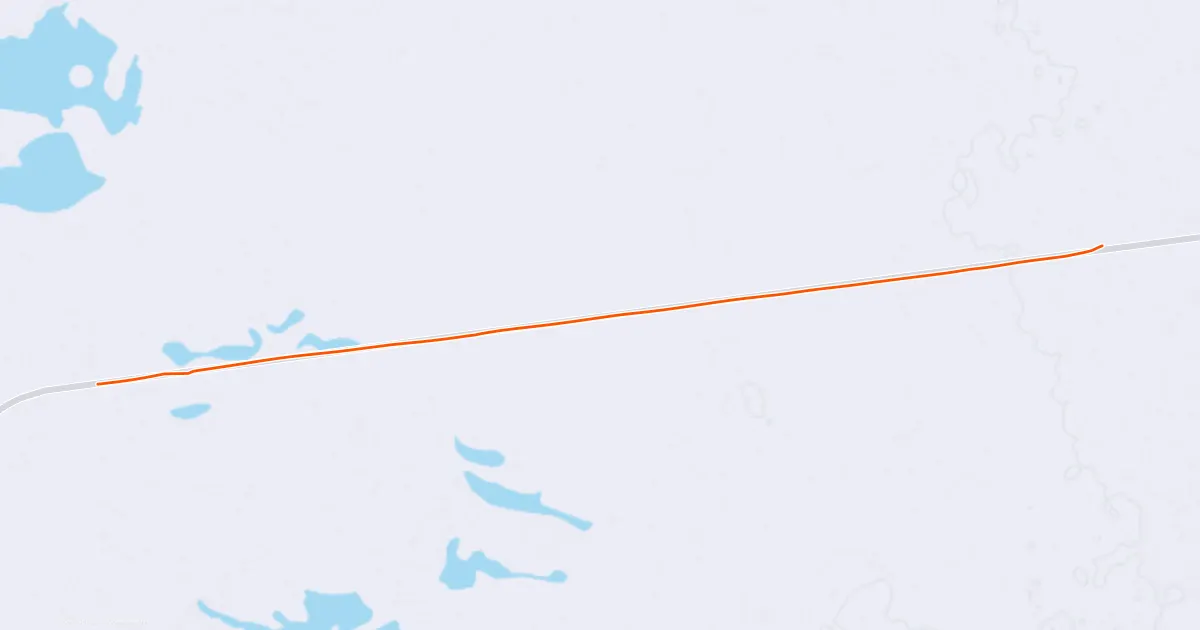 Strava route map for Day 22 session 5
